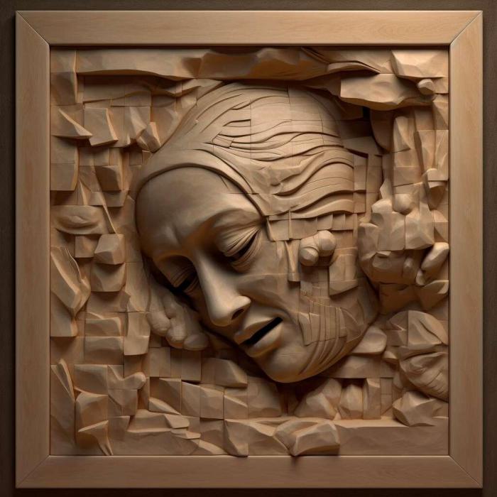 نموذج ثلاثي الأبعاد لآلة CNC 3D Art 